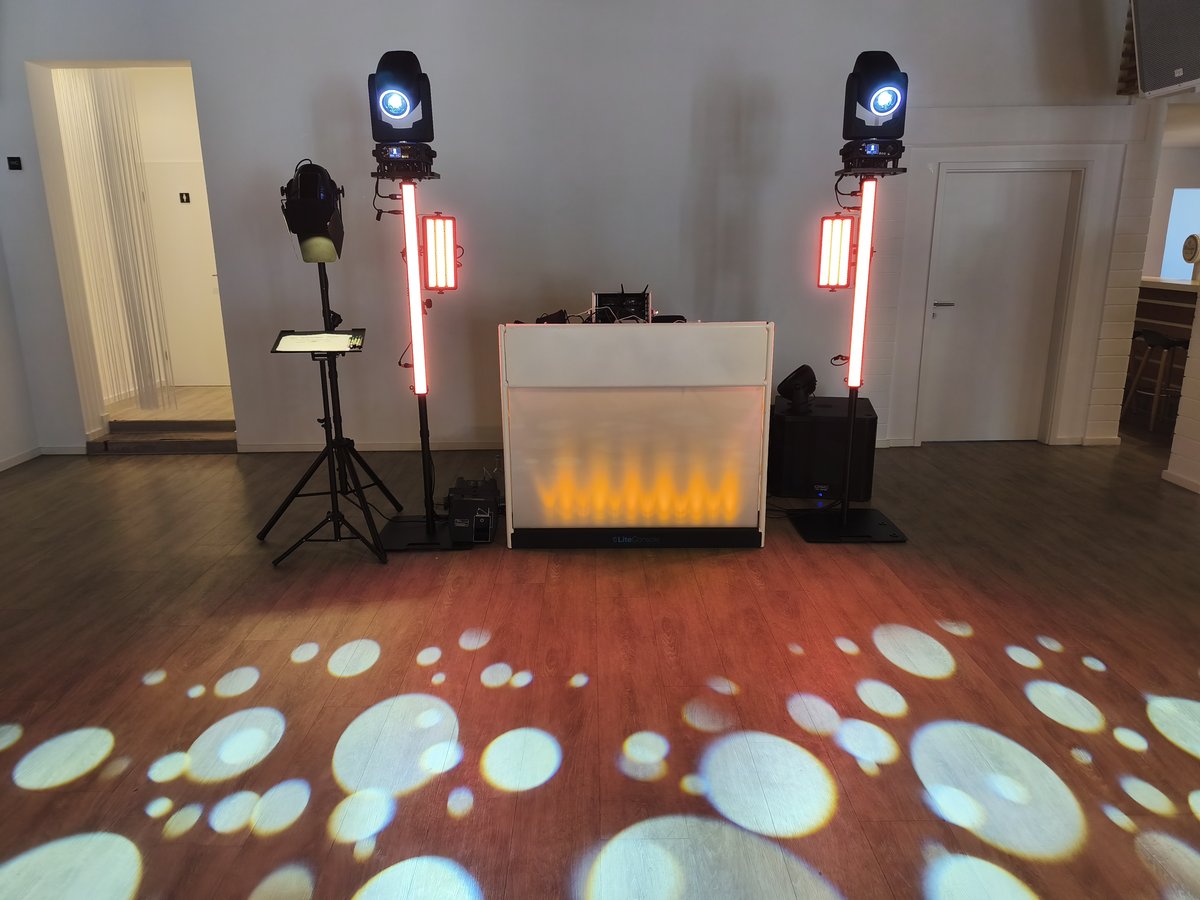 Licht & DJ Setup im Alexander's Eventwerk in Urmitz