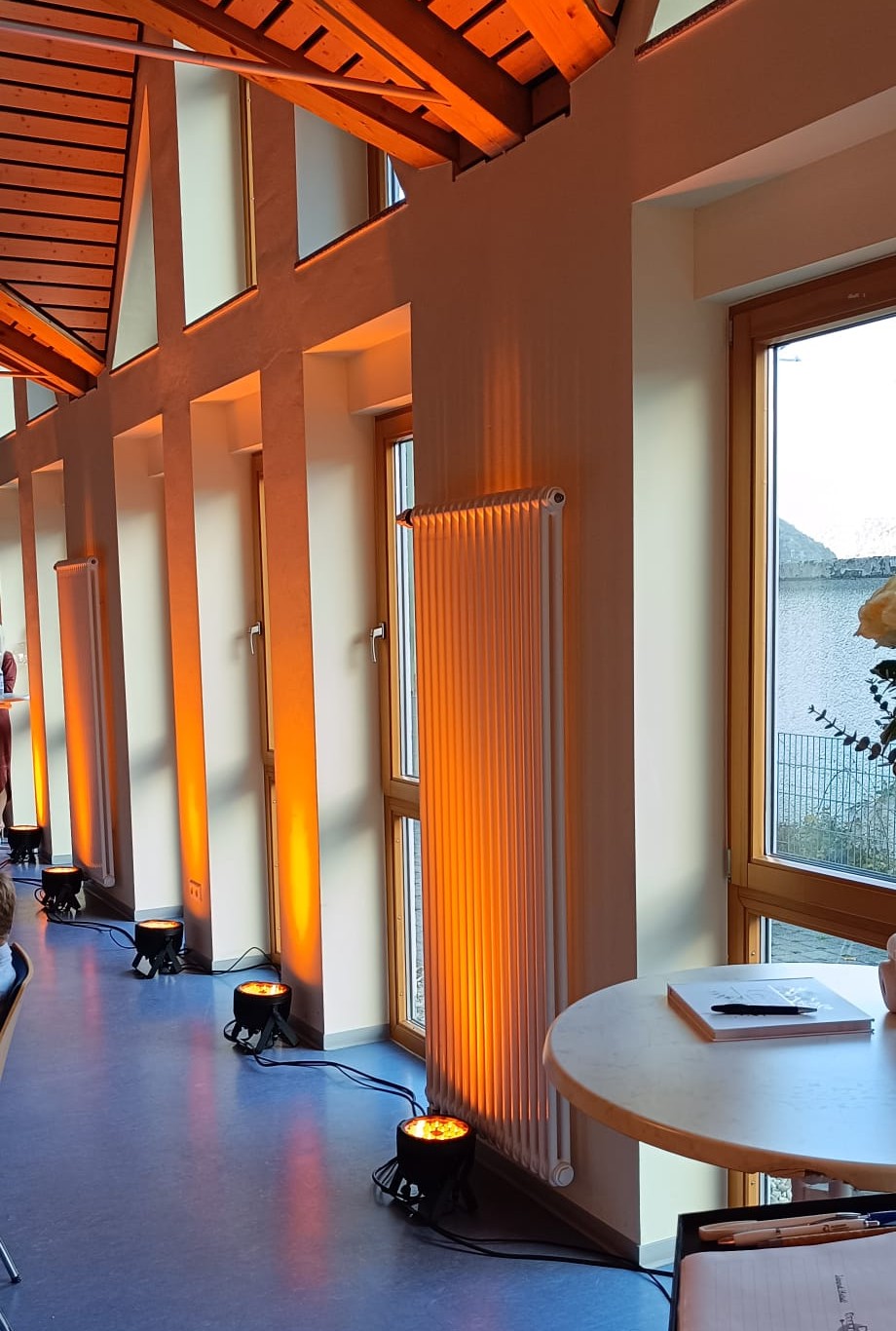 8x Dekobeleuchtung (Uplighting)