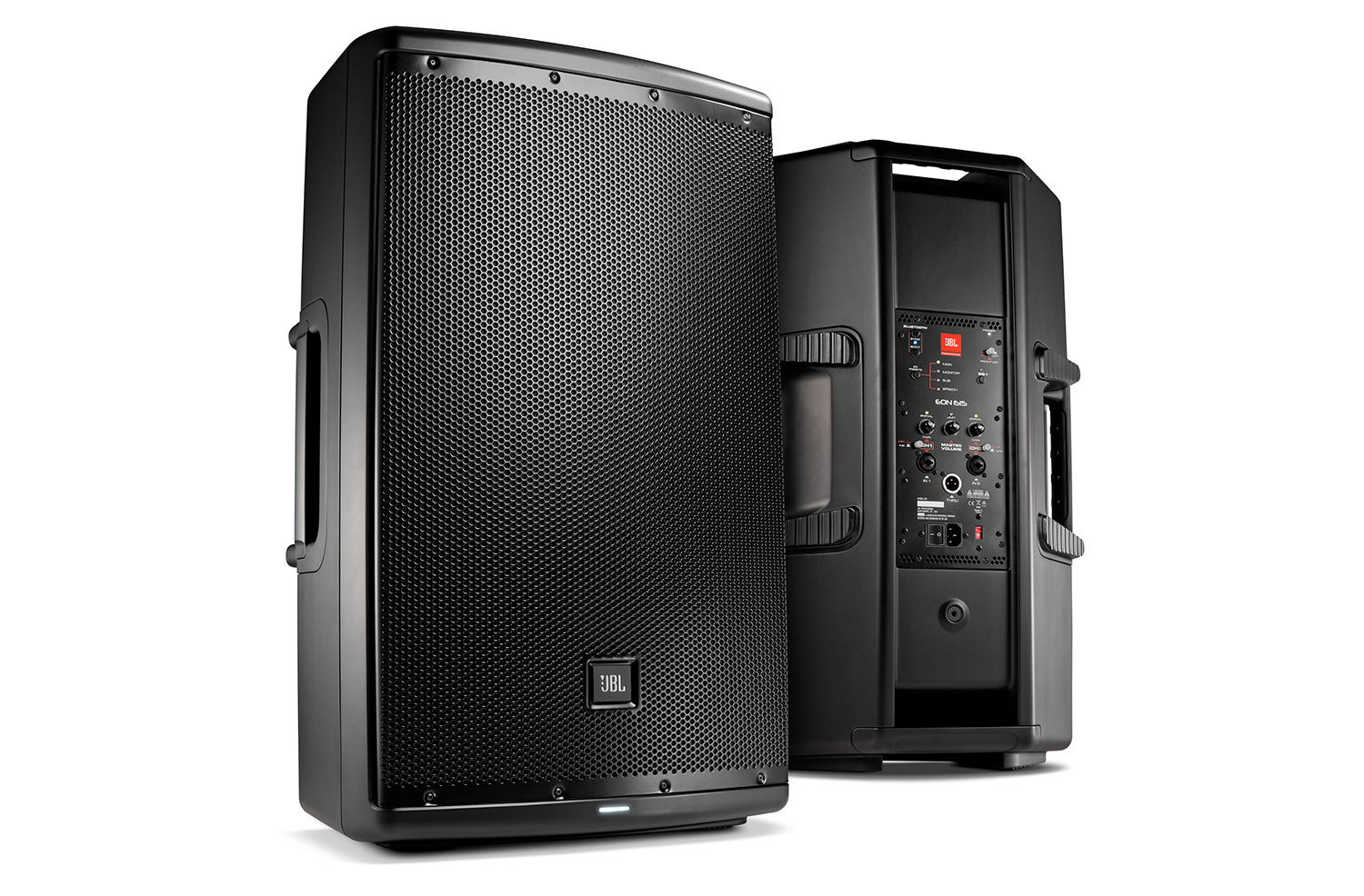 Aktiver Lautsprecher JBL EON 615 mit Stativ